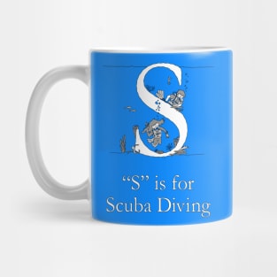 S is for Scuba Diving Mug